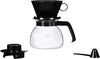 Melitta Pour-Over Coffee Brewer w/ Glass Carafe, 6 Cups (6 Ounces per Cup)